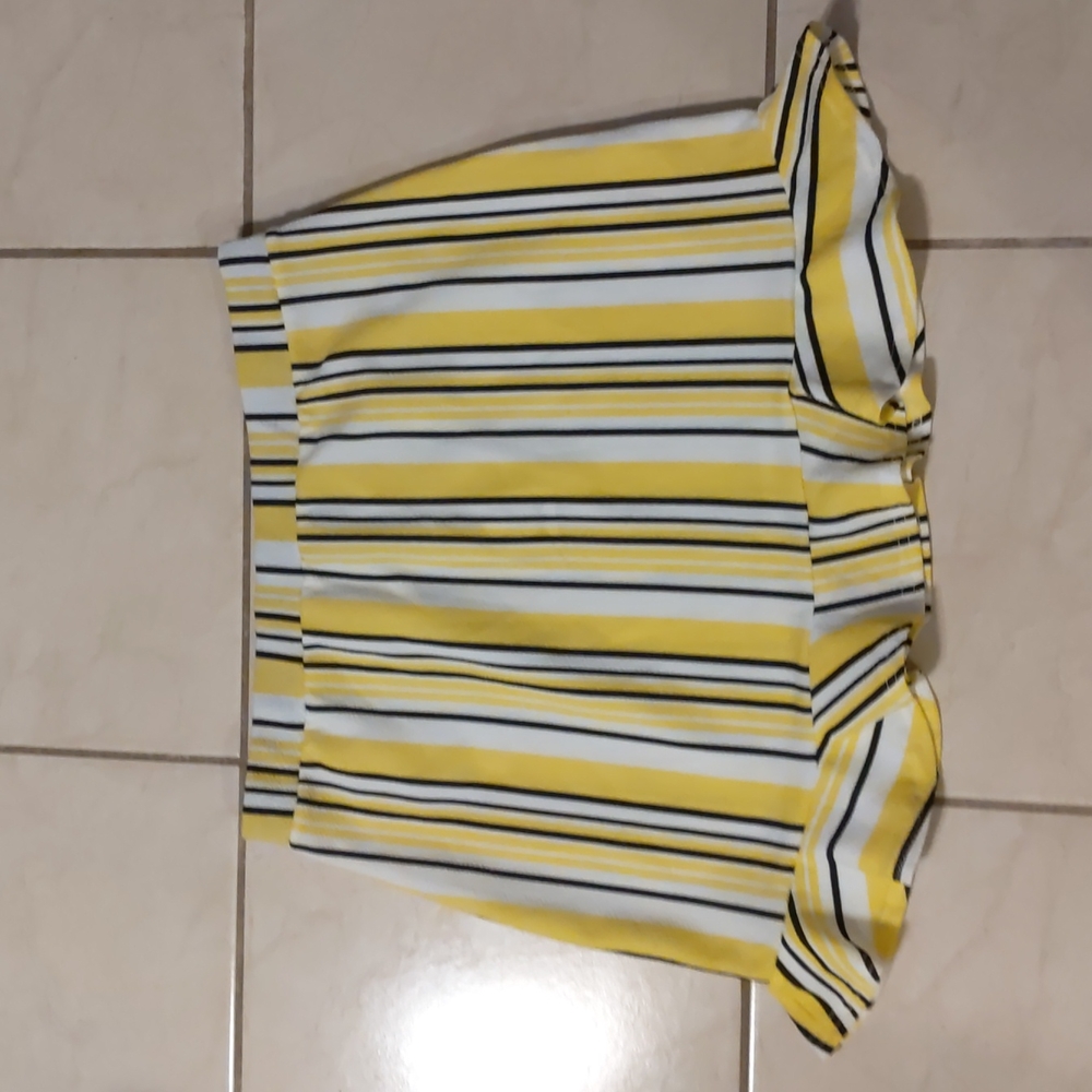 Boohoo Striped Miniskirt